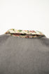Corduroy Floral Patchwork Snap Front Drop Shoulder Shacket